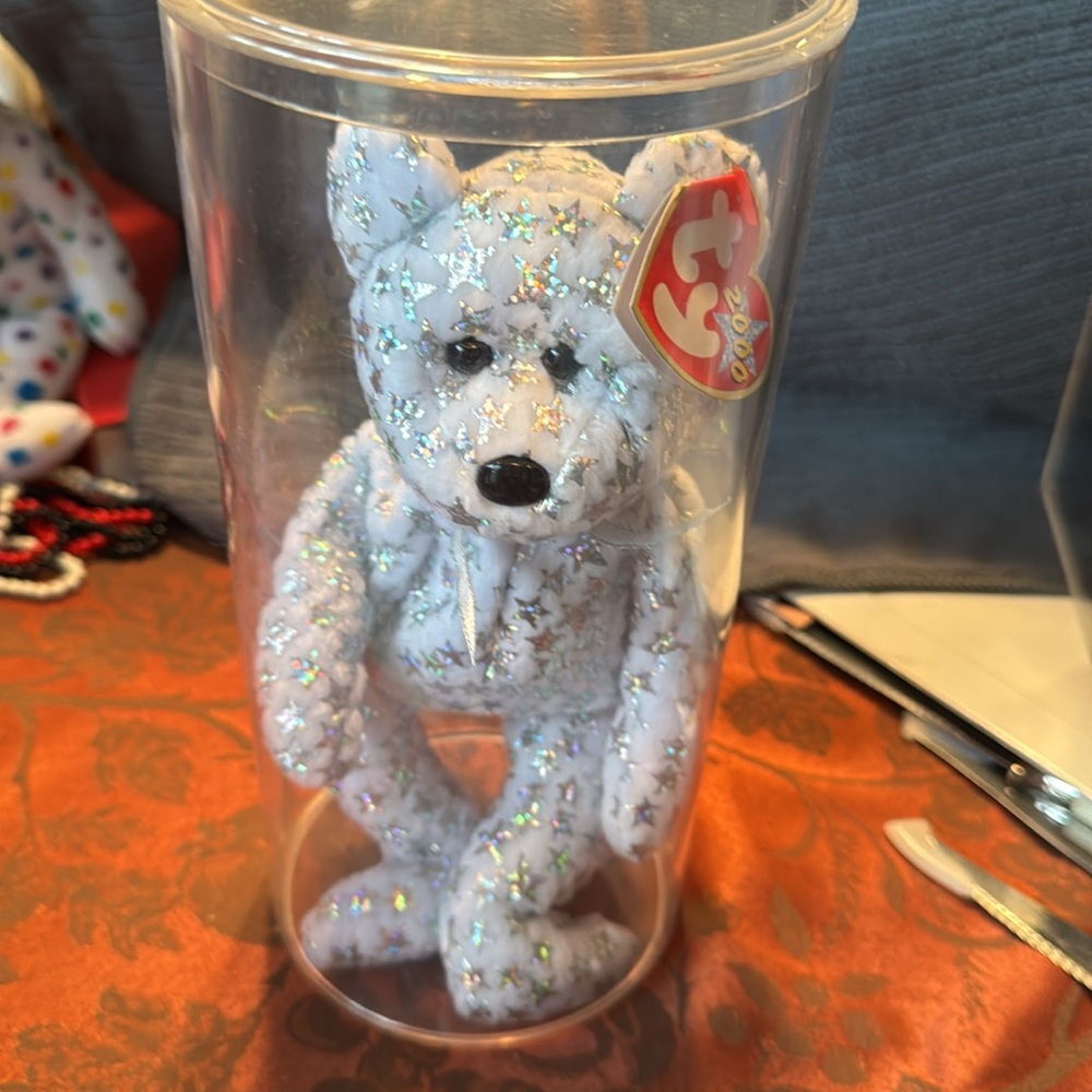 January 1st 2000 Ty Beanie Baby with Star Pattern - Picture 6 of 8